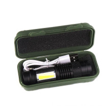 Zoom USB Rechargeable Flashlight